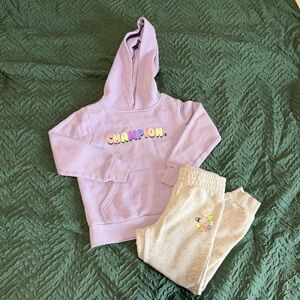 Champion Girl's 2 Piece Purple Hoodie And Jogger Pants Set Size 4T